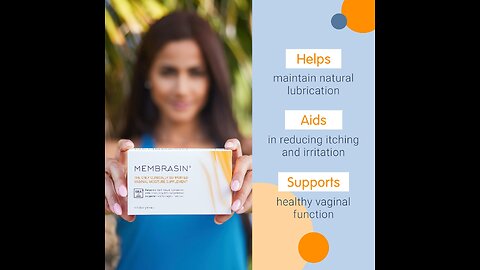 Membrasin Vitality Pearls, Feminine Moisturizer Oral Supplement for