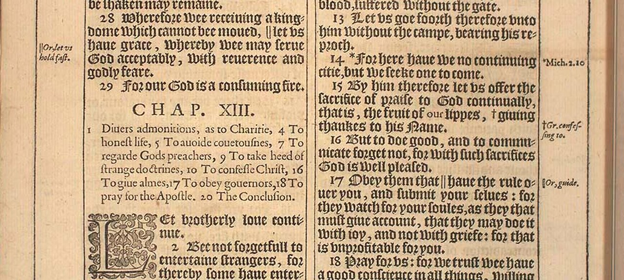 Hebrews Chapter 13