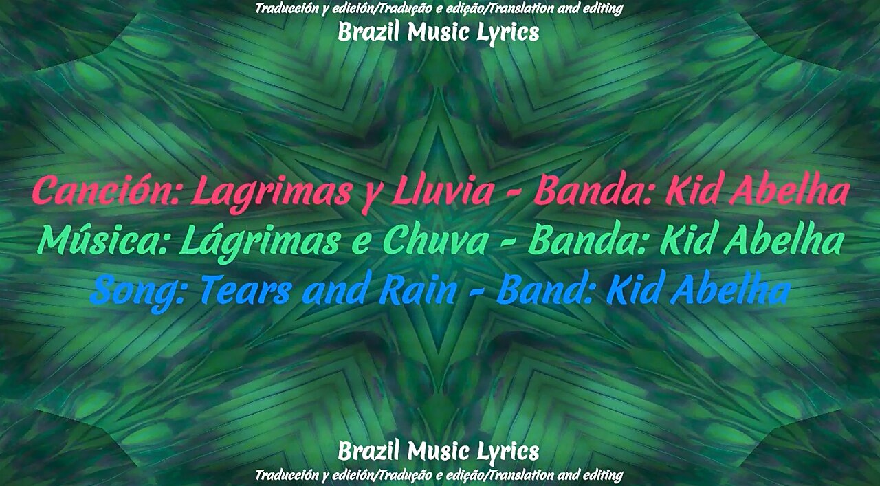 Brazilian Music: Tears and Rain - Band: Kid Abelha