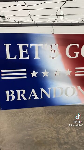 Let’s Go Brandon signs.