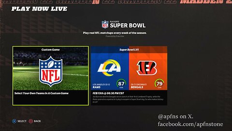 @apfns Live Gaming & Talk Madden 22 Packers Vs Seahawks 12/15 sim game + Rocket League Afternoon stream PS5