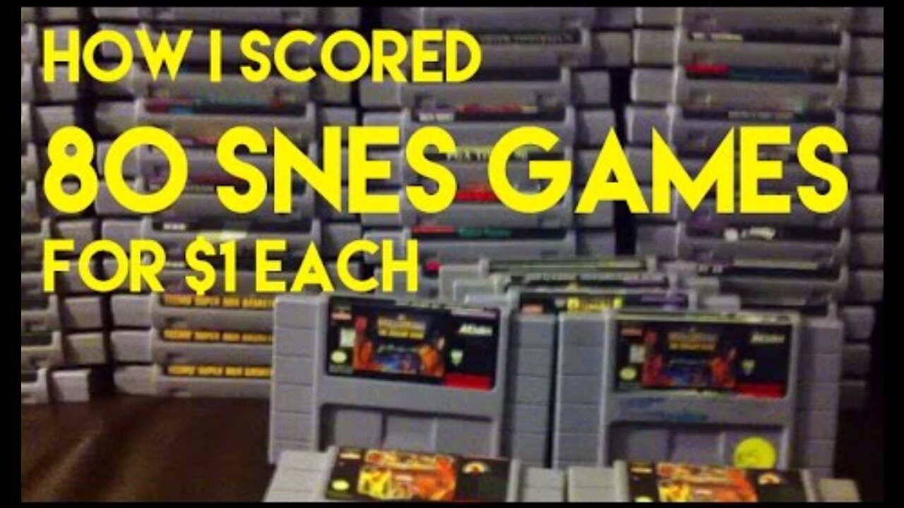 How I got 80 SNES Games for $1 Each! + Pokemon Board Game and Korean cereal