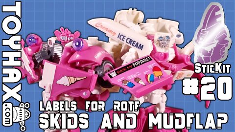 TOYHAX Labels for ROTF Skids and Mudflap | SticKit #20