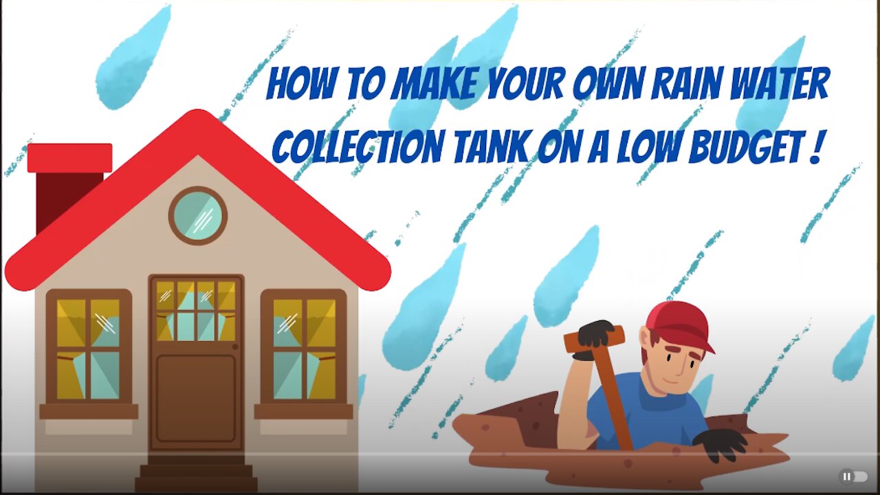 DIY Your Own 10,000 Plus Gallon Rain Water Collection Tank On A Low Budget ! Cheap! Part 1