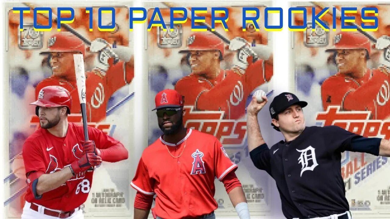 2021 TOP 10 TOPPS SERIES 1 paper ROOKIES
