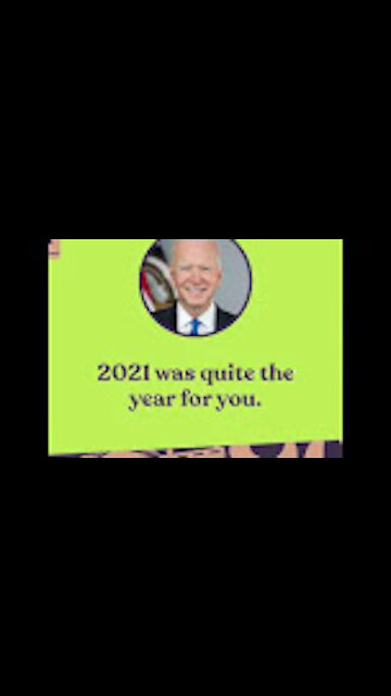 Biden's #2021Wrapped