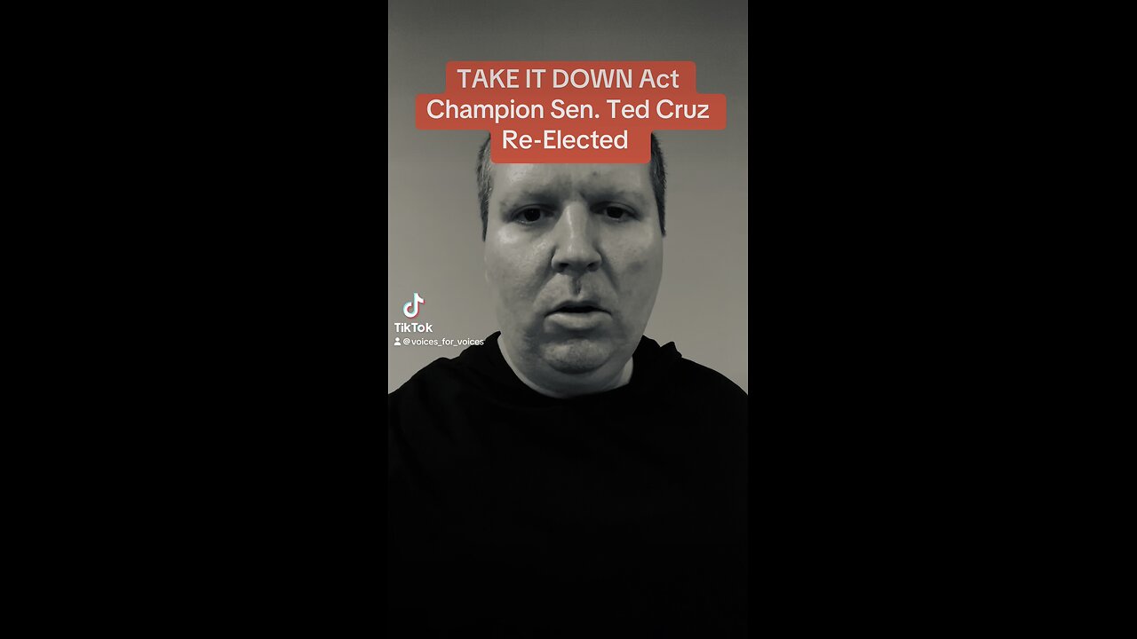 TAKE IT DOWN Act Champion Texas Senator Ted Cruz Re-Elected