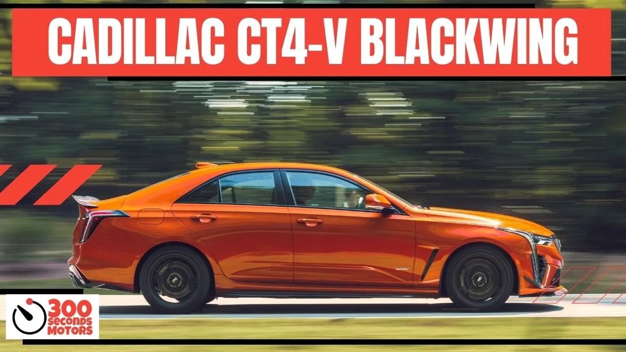 CADILLAC CT4-V BLACKWING 2022 arrives with 3.6L twin turbo V6 with 472 hp