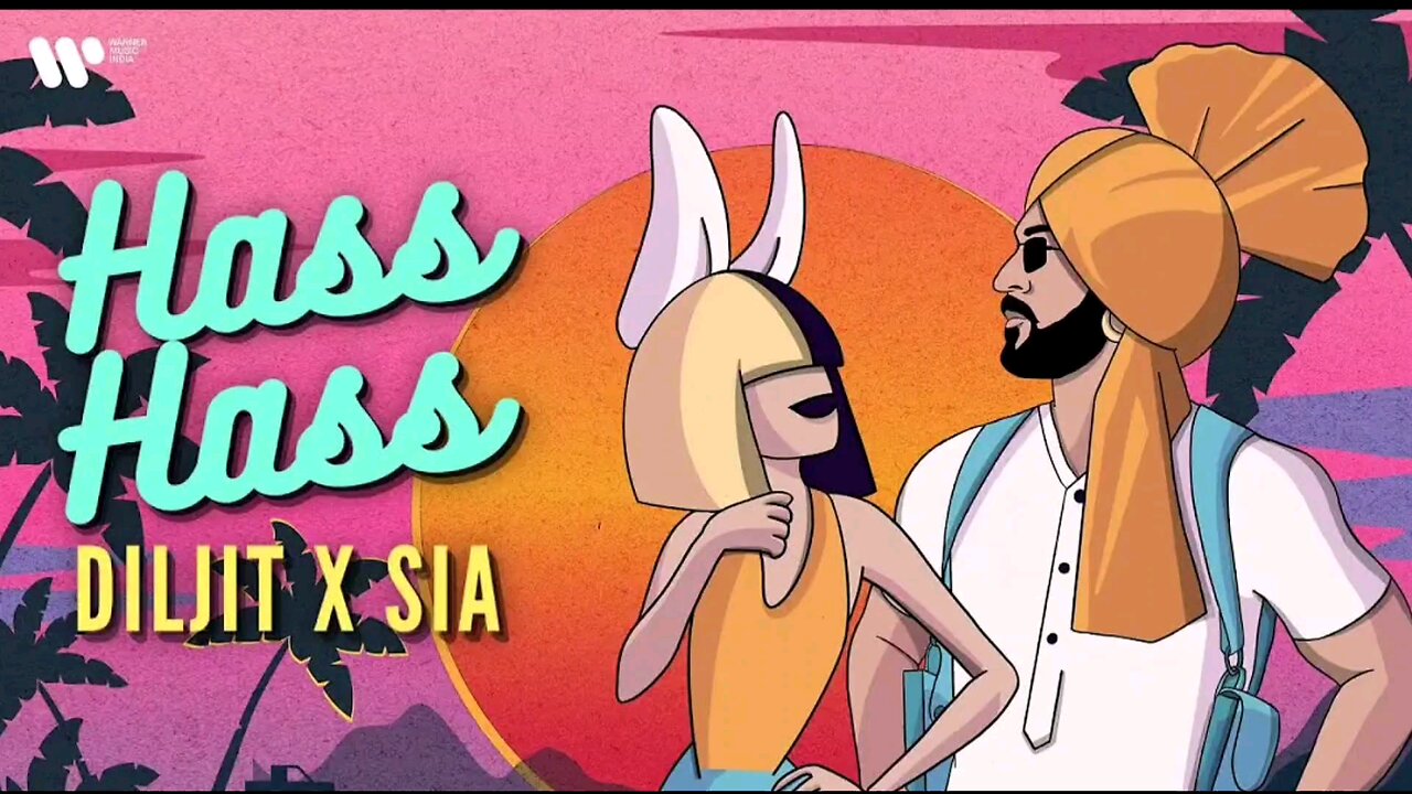 Hass Hass (official video) |Diljit dosanjh X sia #video #song