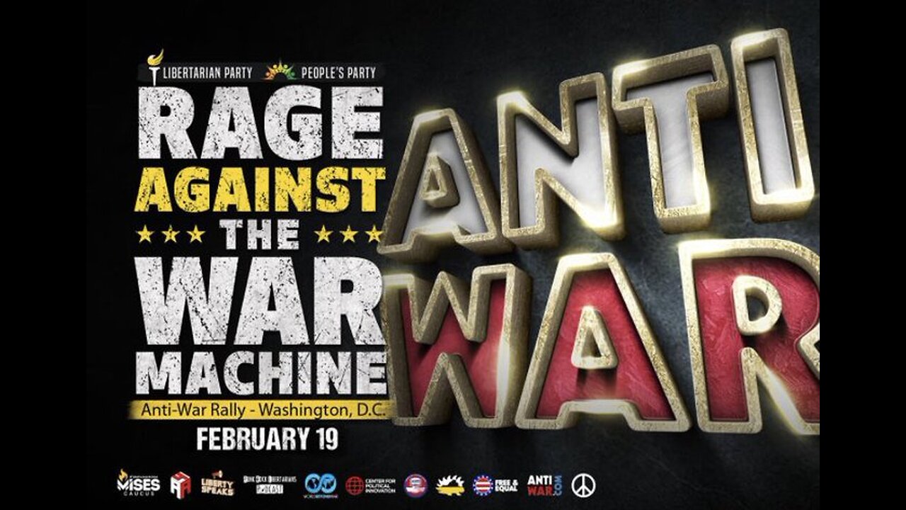 The #RageAgainstWar Machine Protest that is happening today in Washington, D.C.