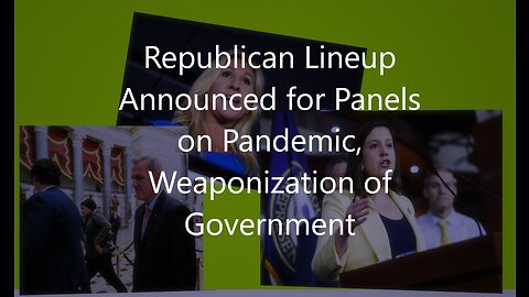 AUDIBLE Republican Lineup Announced for Panels