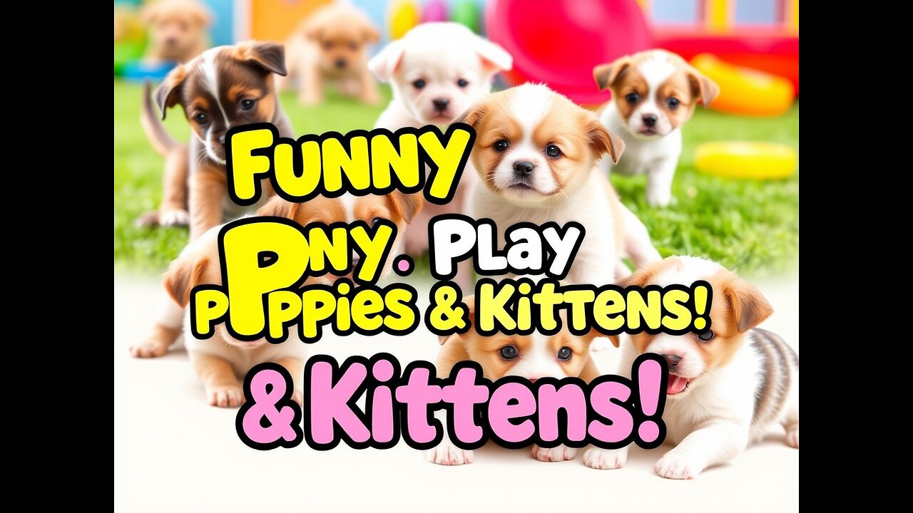 If you love animals, this funny video of playful puppies and kittens will make your day!