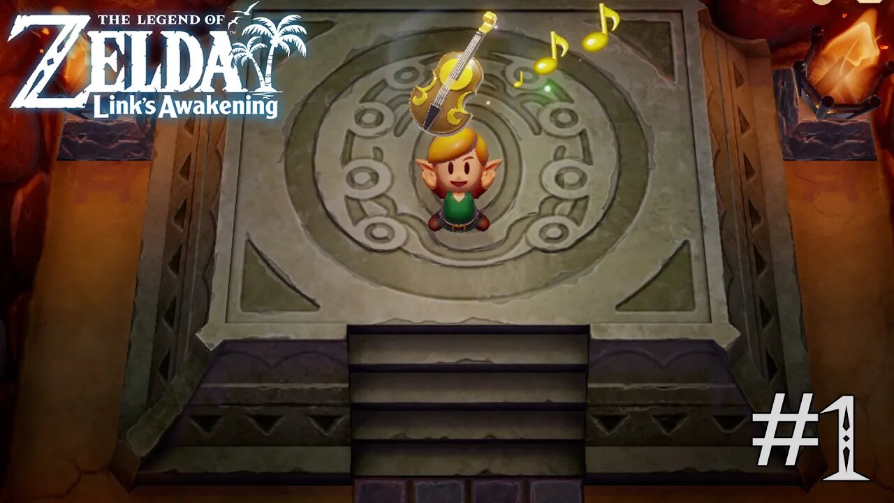 Legend of Zelda: Links Awakening Gameplay Part 1 - Minigames & Tail Cave (Nintendo Switch)