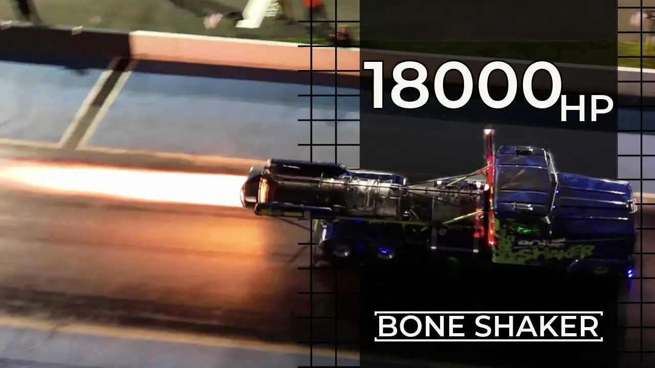 18,000 HP BONE SHAKER The F-4 Phantom Powered Jet Truck!