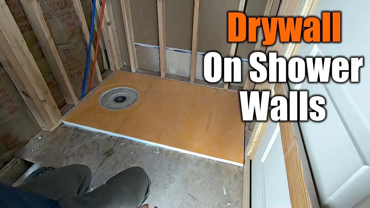 Should You Use Drywall In a Shower? | Master Bath Remodel | THE HANDYMAN |