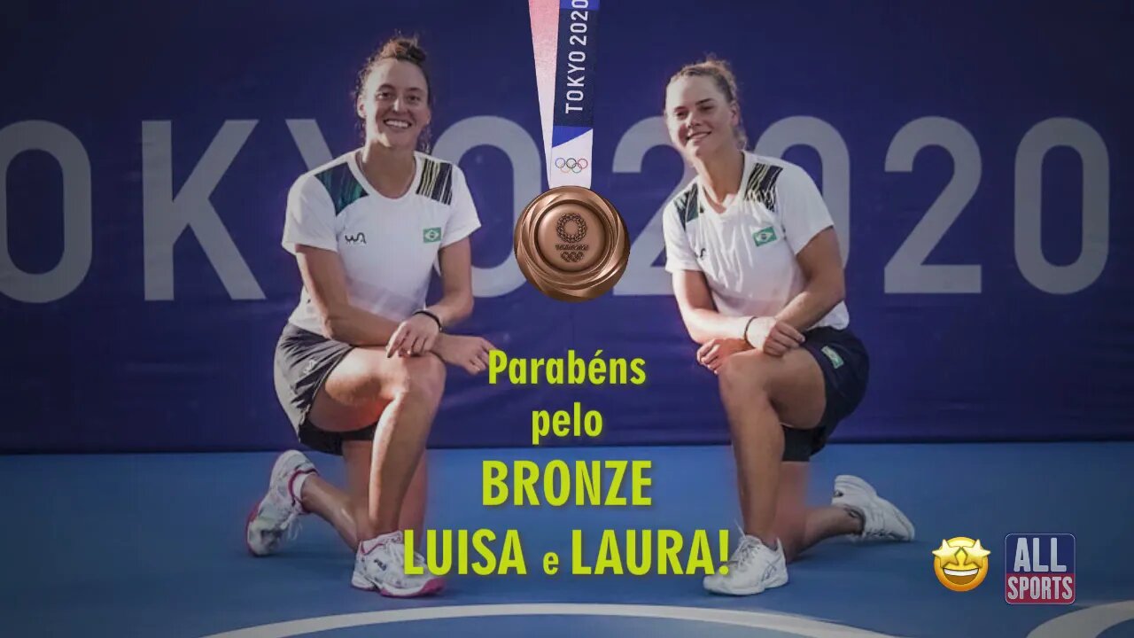 🥉Parabéns pelo bronze Luisa Stefani e Laura Pigossi em Tokyo. Feito inédito do tênis brasileiro.