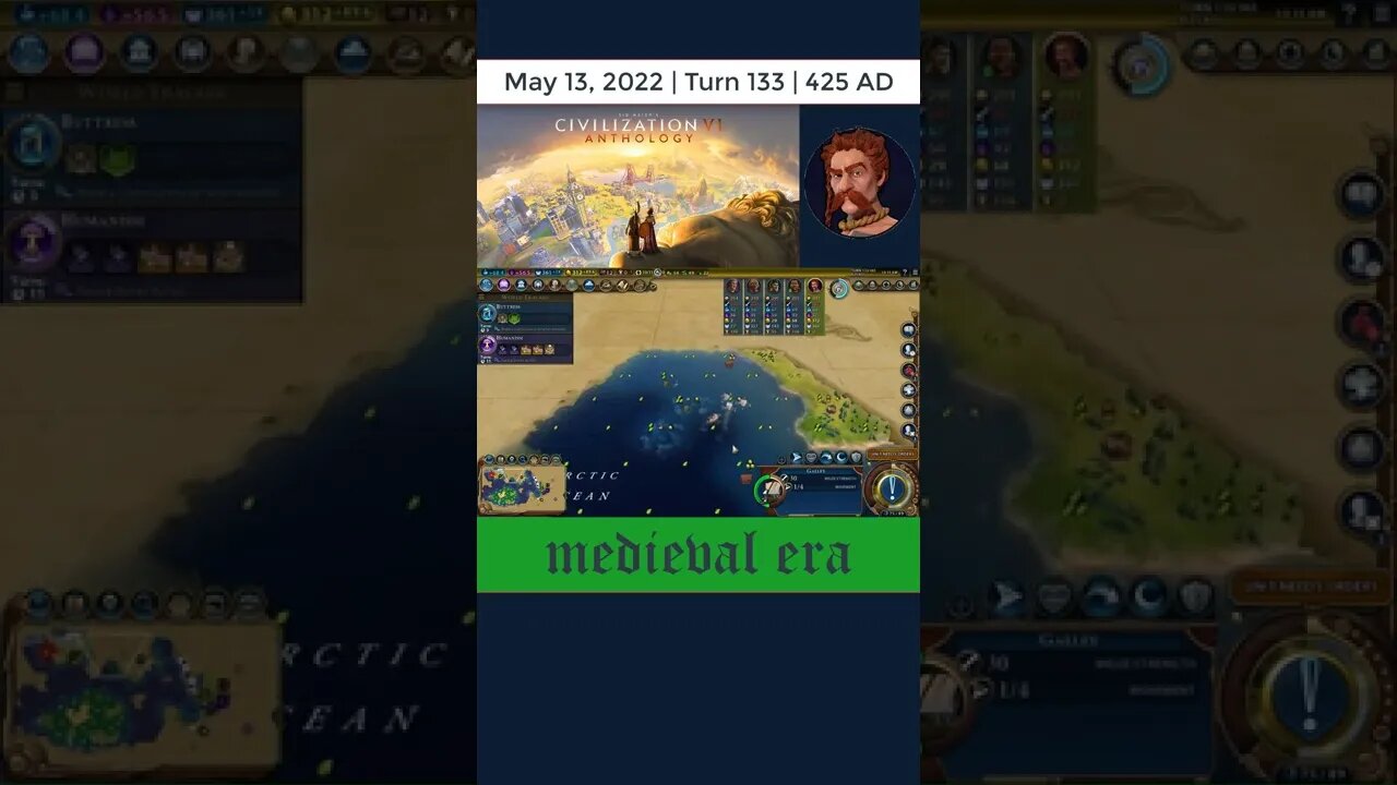 #oneturnadaychallenge #civ6 – Turn 133 - FRIDAY THE 13th! #shorts