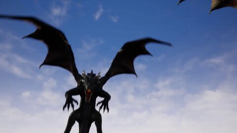 2019 Quick migration test from Unreal 4.22 to 4.24.1 - dragons