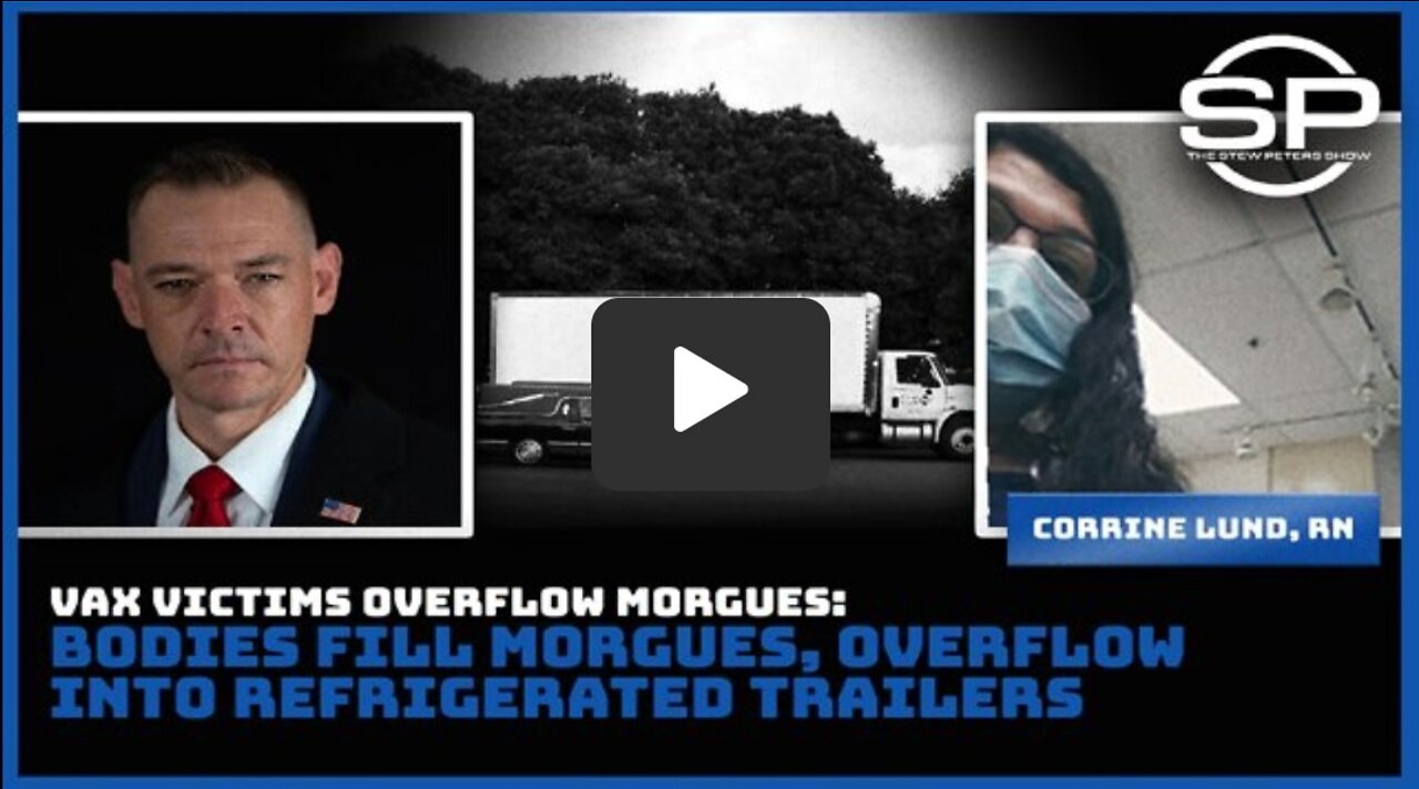 [STEW★PETERS] 美간호사 폭로! "영안실에 접종자 시신 미어터져…변이 구별 못해"