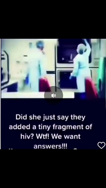 Dog Killer Fauci Used HIV to Give "Gain of Function" to Covid 19 Vaccination MRNA