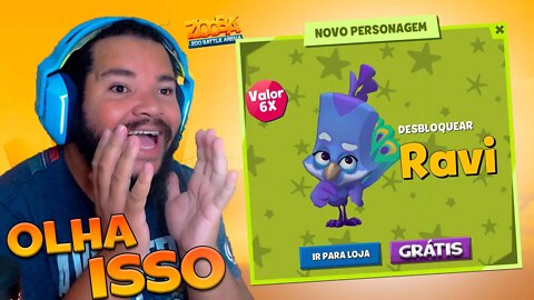 NÃO ACREDITO! RAVI ESTÁ DE "GRAÇA" NUNCA VI ISSO! COMPRE AGORA! Zooba: Jogo de Batalha Animal