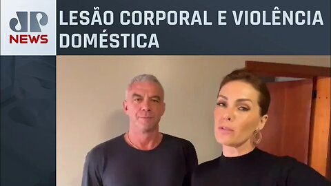 Ana Hickmann faz boletim de ocorrência contra marido