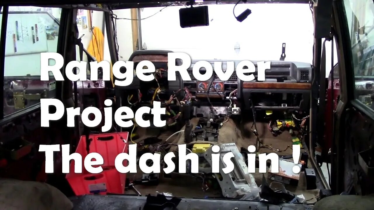 Range Rover update - Dash is in and lots of fiddling about!