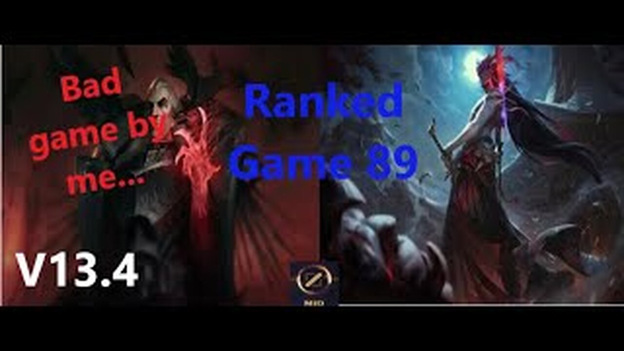 Ranked Game 89 Swian Vs Yone Mid League Of Legends V13.4