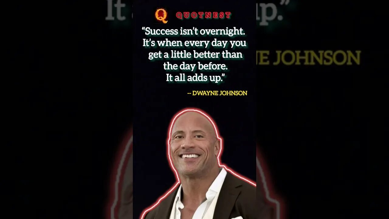 THE ROCK QUOTES | DWAYNE JOHNSON | #short #ytshort #kuotes #quotes #quote #drivingfails #wise #love