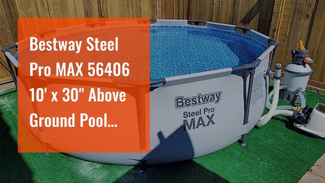 Bestway Steel Pro MAX 56406 10' x 30" Above Ground Pool (Pool Only)