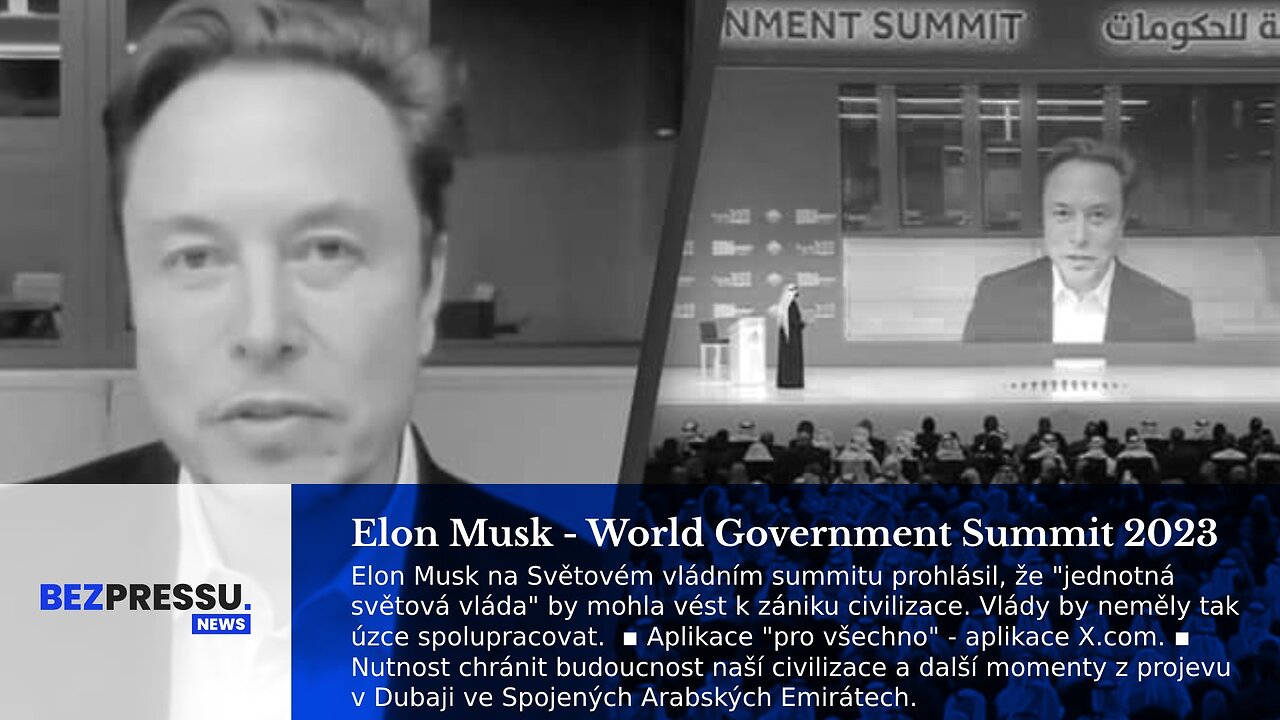 Elon Musk - World Government Summit 2023