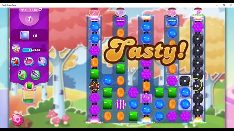 Candy Crush Level 5743 Talkthrough, 28 Moves 0 Boosters