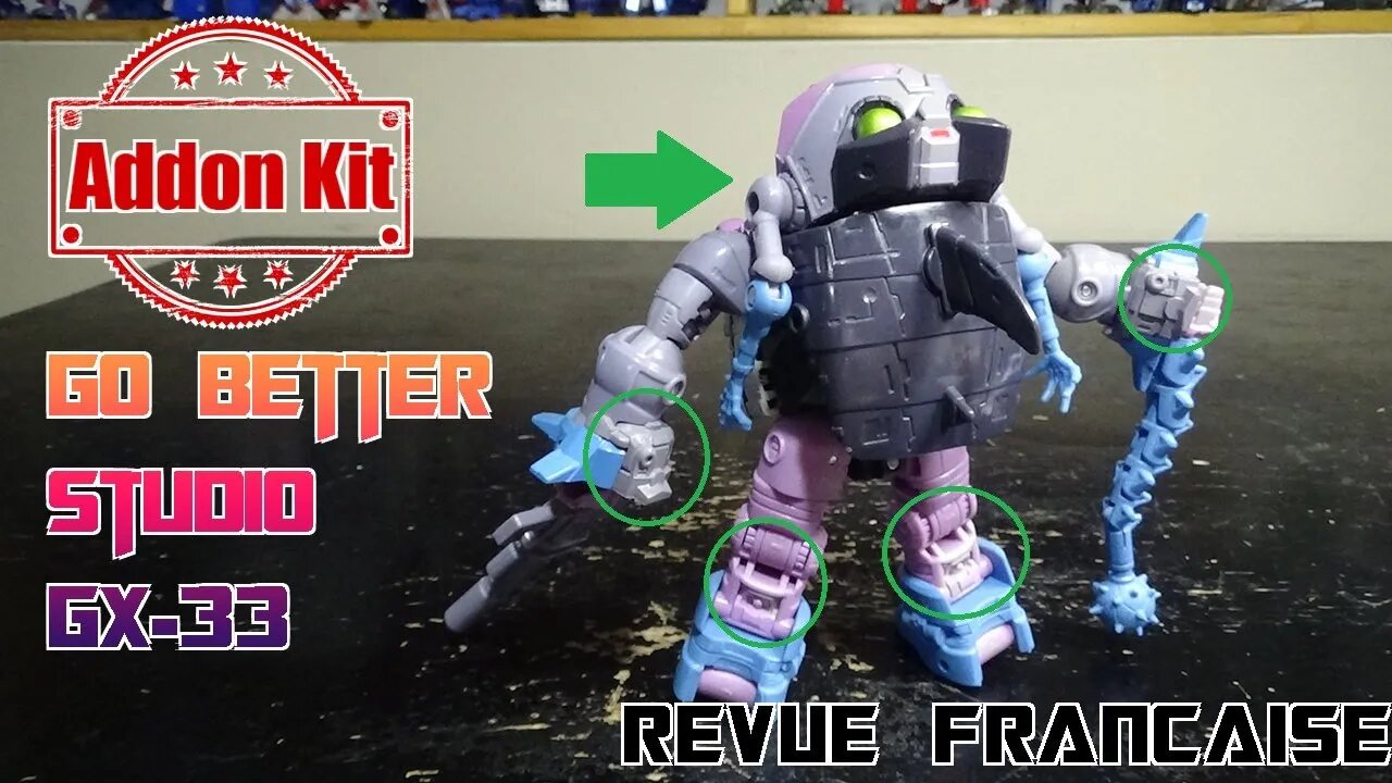 [Francais] Revue Video de Go Better Studio - GX-33 - pour Studio Series Gnaw