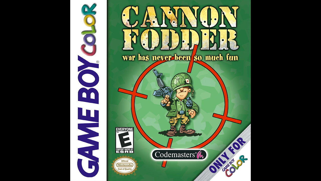 Cannon Fodder (1993, Nintendo, Amiga, Atari ST, Sega, SNES, PC, Game Boy Color) Full Playthrough