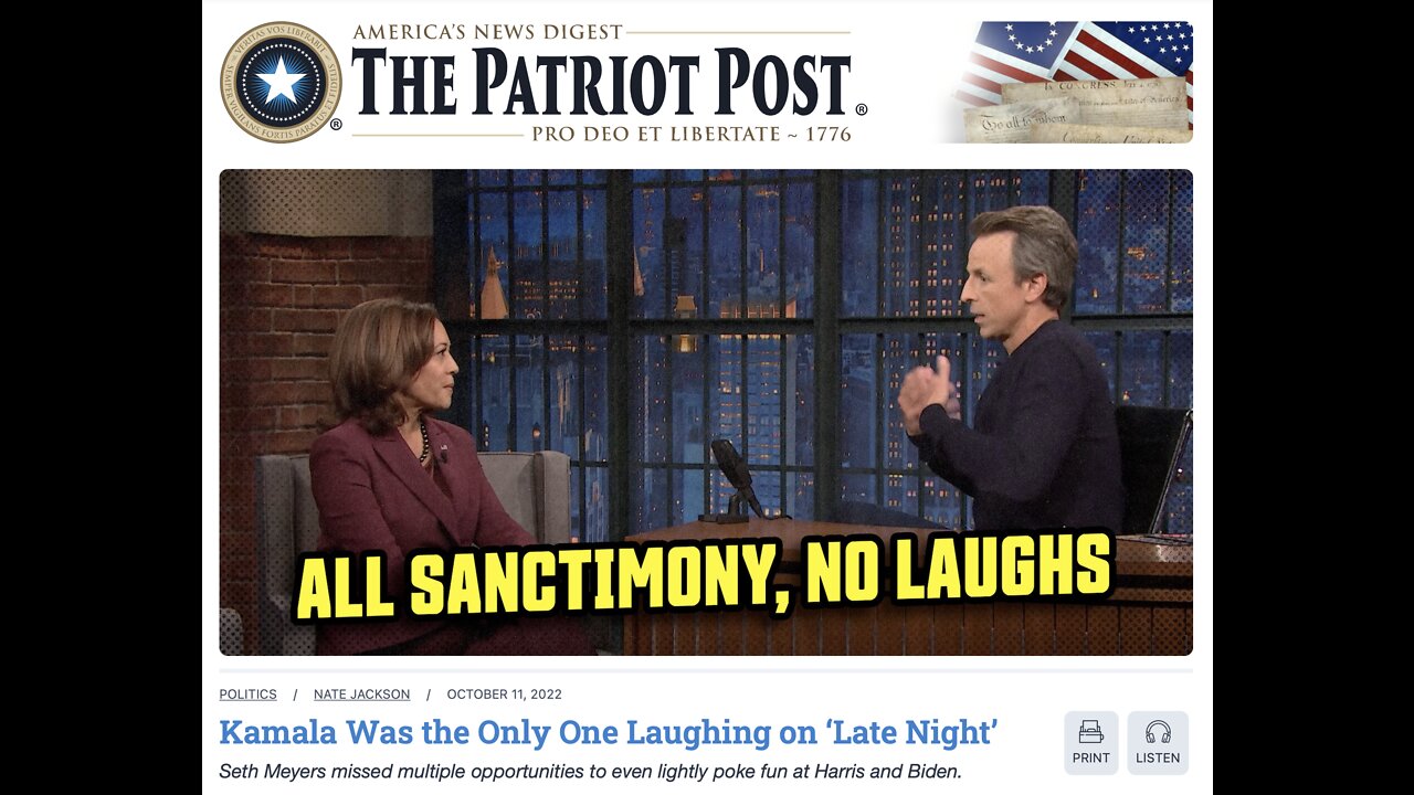 The Patriot Post Audio Edition Podcast for 10/11/22