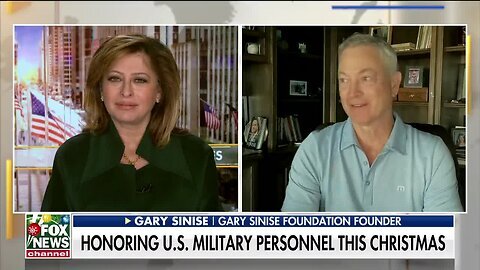 ❄️❄️Merry Christmas! ❄️❄️ Gary Sinise joined Maria Bartiromo