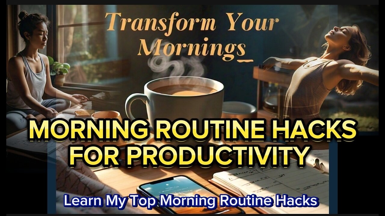 MORNING ROUTINE HACKS FOR PRODUCTIVITY