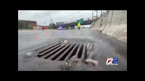 Severe flooding impacts highways, roadways across RI