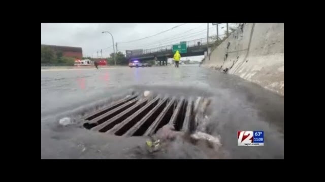 Severe flooding impacts highways, roadways across RI
