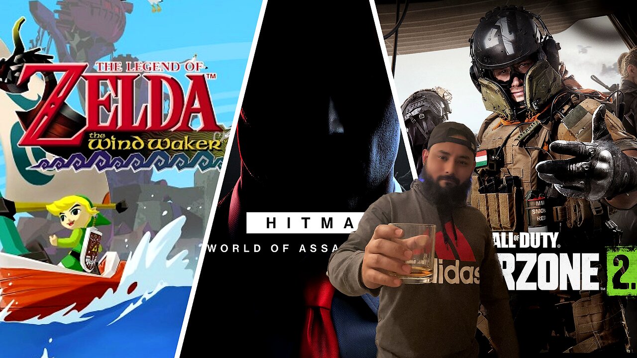 Gaming With Some Friends While I'm Sick - Zelda-> Hitman For The First Time