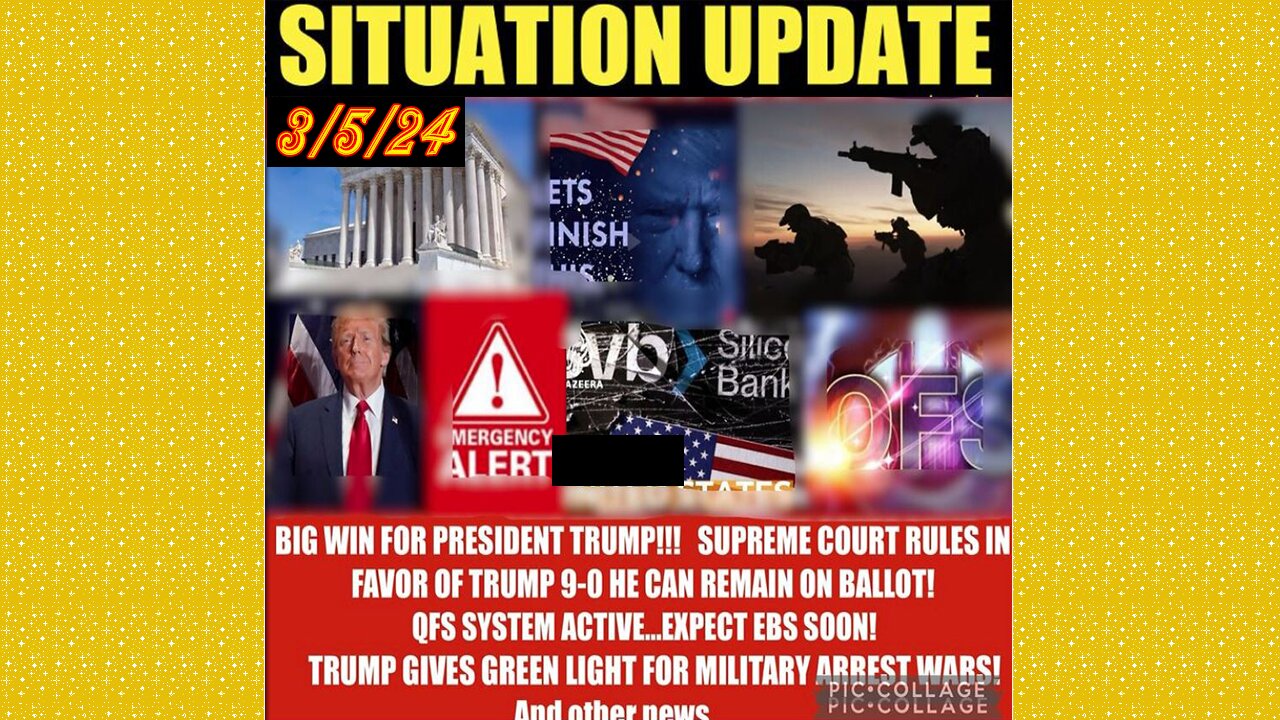 SITUATION UPDATE 3/5/24 - Child Trafficking/Sra/Mk Ultra, Gcr/Judy Byington Update, Us Republic