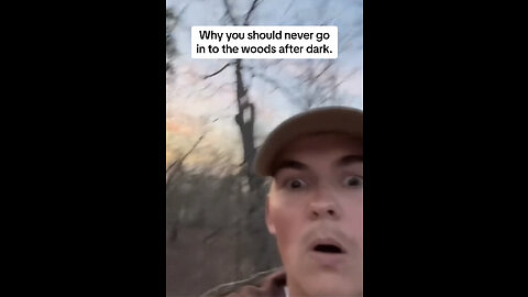 Why you should never go in to the woods after dark (Scary Video)