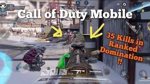 35 Kills in A Ranked Game Call Of Duty Mobile!!