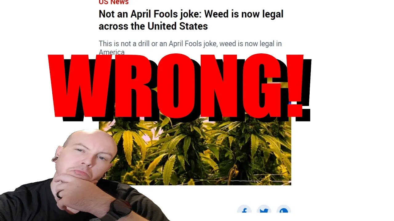 Weed is NOT Federally Legal Despite These Articles