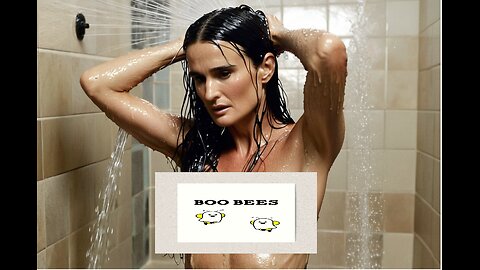 Demi Moore splish splash part 2 Ai Generated