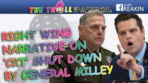 Matt Gaetz Embarrassed By Gen Milley On Subject Of Critical Race Theory In The Military
