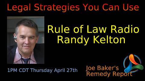 Randy Kelton : Legal Strateges You Can Use