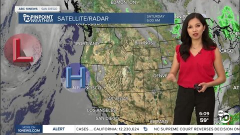 ABC 10News Pinpoint Weather for Sat. Apr. 29, 2023