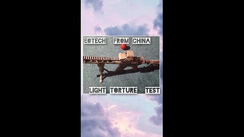 Light Torture Test on the 50$ Ebay Eotech
