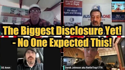 SG Anon, Derek Johnson, Guru & Riccardo Bosi- 'The Biggest Disclosure Yet ~ No One Expected This'